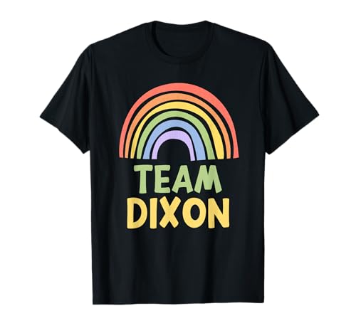 Photo de Happy Colorful Team Dixon Rainbow Pride Green Yellow T-Shirt