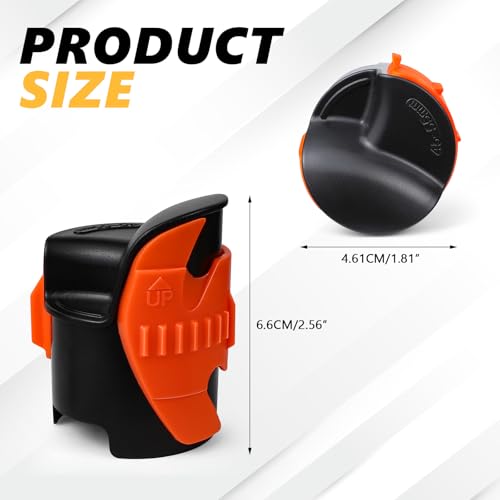 Image of 2PCS Motorcycle Fork Seal Cleaner Tool, Front Fork Seal Clean Tool, Universal Cleaning Shock Repairing Absorber Tool for 45mm-55mm, Dirt Bike Motorcycle Accessories (Orange)