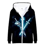ISaikoy Anime Sword Art Online Jacket Hoodie Hoody Pullovers Sweatshirt Fleeces Costume Style B