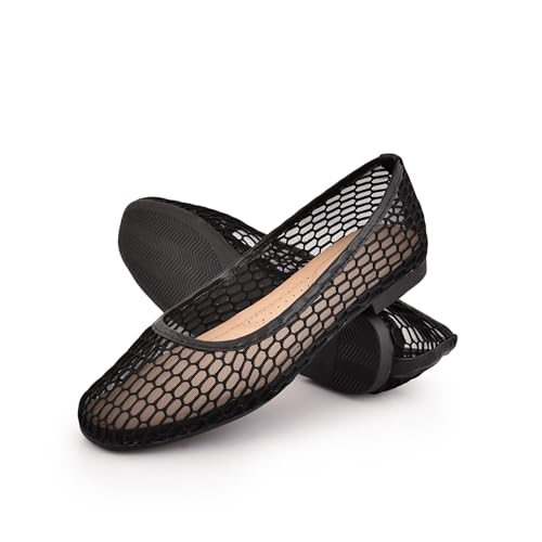 Image of CUSCINO Womens Breathable Net Ballet Flat