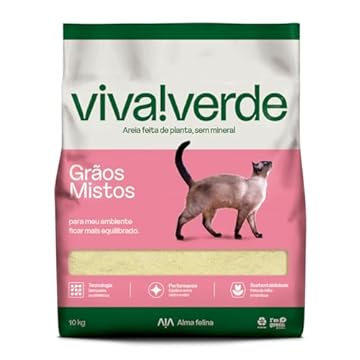Viva!Verde Areia Higiênica Grãos Mistos 10kg