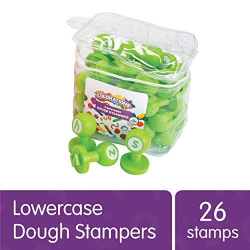 Colorations Alphabet Dough Stampers Set, Lowercase Letters – Set Of 26 Letter Stamps, Fun Abc Learning Tool For Toddlers, Ideal For Classroom And Home Learning #TOP6