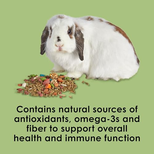 Image of Kaytee Fiesta Rabbit Food, Nutritious and Fun Blend, Supports Dental Health and Digestion, 3.5 pounds (Pack of 6)