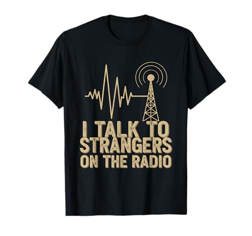 I Talk to Strangers On The Radio Pulse Wave T-Shirt