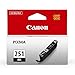 Canon CLI-251 Genuine Black Ink Tank, Compatible with MG6320, IP7220 & MG5420, MX922, MG5520, MG6420, MG7120, iX6820, iP8720, MG7520, MG6620, and MG5620 Printers
