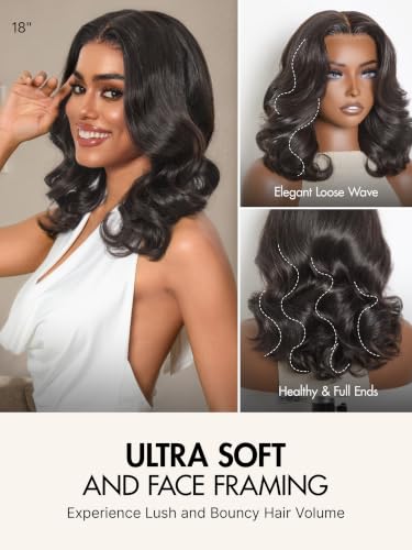 Image of LUVME HAIR All-Day Comfort Loose Body Wave 5x5 Lace Front Wigs Human Hair