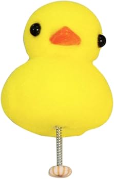 Amazon | TAOHUAJIANG ボブルヘッド イエロー アヒル バイク ベル バネ