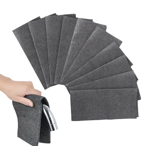 Microfibre Cleaning Cloth - Juego 10 Paños Mágicos Cristales | Bayetas Absorbentes Sin Pelusa Limpieza Ventanas Coche | Superficies Pintadas, Trapos Microfibra Multiusos Hogar