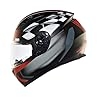 Royal Enfield ISI Certified Lightwing Full Face Riding Riding Helmet Checks Matred (XL) 62 Cm-High Impact Grade Thermoplastic & High Density Head EPS Liner for Superior Impact Protection & Durability