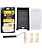 Bates- Paint Tray Set, 6 pcs, 4-Inch Paint Roller Kit, Small Paint Roller Paint Brush, Paint Roller Set, Paint Rollers 4 Inch, Paint Roller Tray, Paint Roller Brush, Small Roller Paint Brush