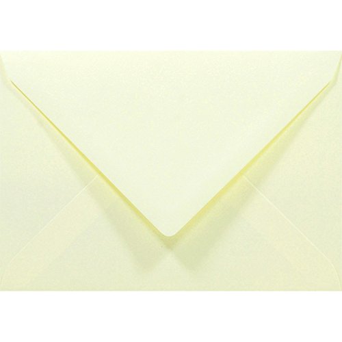 Netuno 50 Cream Coloured envelopes C6 114 x 162 mm 4.5 x 6.4 in 80gsm Rainbow Decorative Invitation Envelope Colourful envelopes for Weddings Letters Greeting Cards Birthdays Invitations — image 1