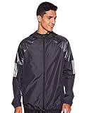 Ripstop-Stoff adidas Herren Windbreaker Full-Zip Sweatshirt, Black, XL
