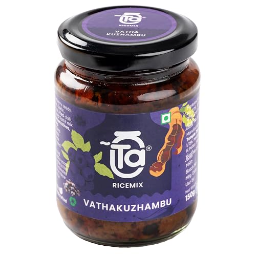 Ta Manathakkali Vathakuzhambu Paste |150g | Tamil Traditional Curry Mix | Cold Pressed Oil | 100% Natural | No Preservatives | South Indian Recipe