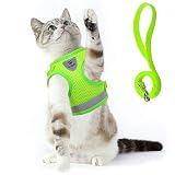 Supet Cat Harness and Leash Set for Walking Cat and Small Dog Harness Soft Mesh Harness Adjustable C