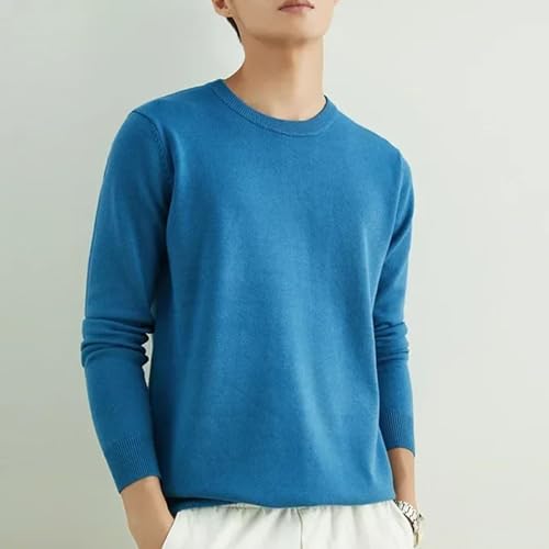 V Neck Knitted Pullover Sweater Mens Autumn Thin Edition Fashion Trend Comfortable Warm Tops3
