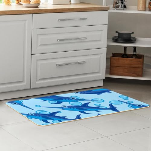 Tapis de cuisine lavables antidérapants contre les glissades - 7