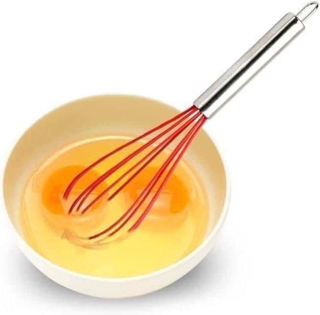 Kitchen Whisk Kitchen Spatula Set Setbaking Tools Cookware 5pcs Silicone Spatula Set, Kitchen Utensils Set High Temperature Resistant Kitchen Gadgets With Stainless Whisk Gadgets Kitchen Tools