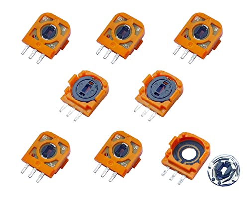 ElecGear 8X FU 2.3K Ersatz Trimmer Potentiometer für PS5 DualSense Wireless Controller, Variabler Widerstand Thumbstick Modulsensor für Favor Union Analog Joystick