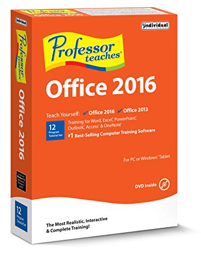 Individual Software PROFESSOR TEACHES OFFICE 2016