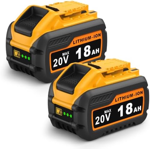COOMYXIN 20V MAX Battery 18Ah Replacement for Dewalt Battery,Compatible with DCB200 DCB206 DCB208 DCB201 DCB204