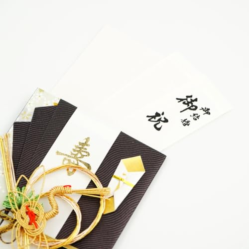 FRONTIA Envelopes de dinheiro japoneses tradicionais, cranr marinho, envelopes decorativos extravaga