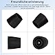 supregear Gummifuß 28mm Für Klappbar Gehgestelle, 4 Stück, Schwarz