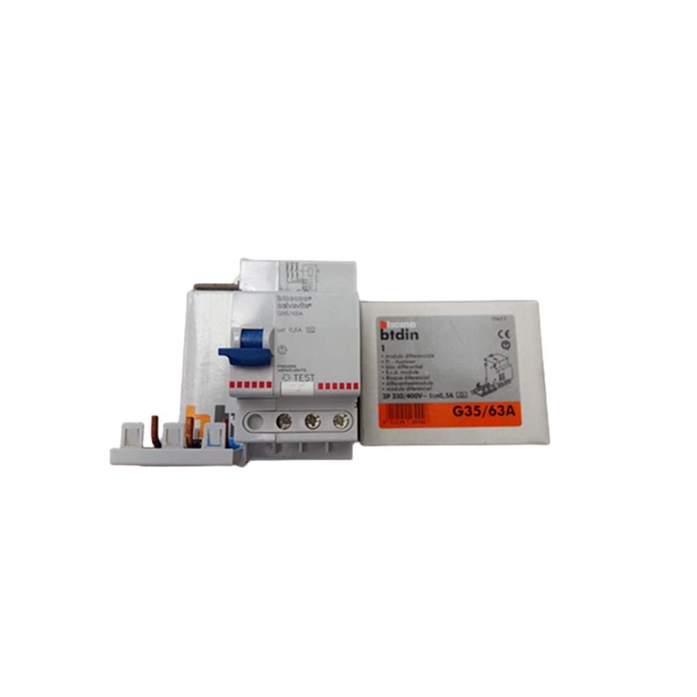 Blocco Differenziale Salvavita 3 Poli 63A 500MA - BTICINO LEGRAND G35/63A