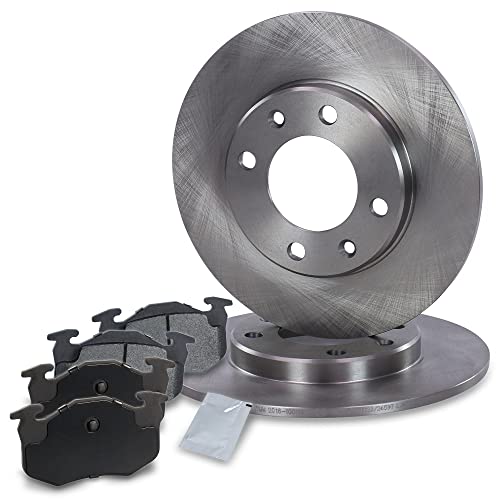 ATEC Germany Bremsenset Hinterachse inkl. Bremsscheiben Ø 247 mm Voll + Bremsbeläge Hinten
