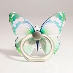 3 Pcs mignon Butterfly Cell Phone Support de sonnerie de Butterfly métal mignon Betterfly cellulaire Support de l'anneau 360°Rotation Finger Stand Kickstand Universel