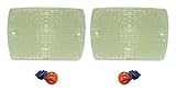 Crown Automotive 56001378CK Clear Lens Parking Lamp Kit with Amber Bulb
