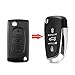 2/3 botones modificados de la llave del coche caso para Citroen C2 C3 C4 C5 C6 Picasso CE0536 (3 botones)
