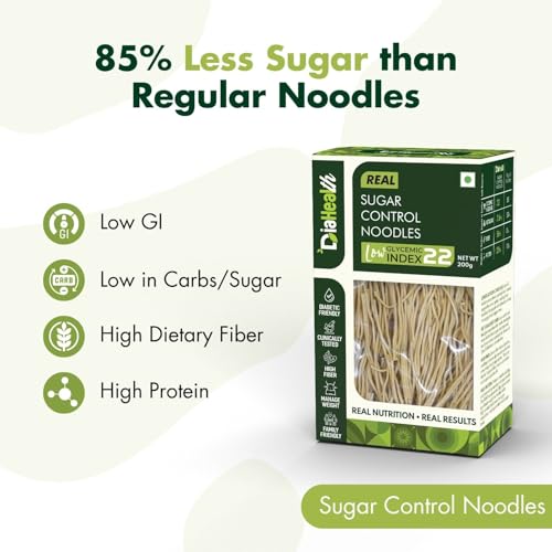 Image of Diahealth Noodles (Regular Noodles, 200 GM - Pack of 1)