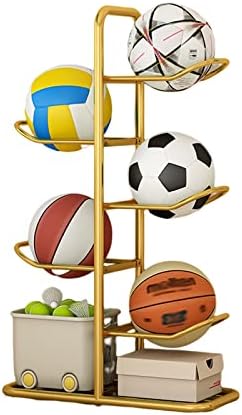 Durable Basketball Storage Rack, Vertical Ball Holder with Rolling Design, Ideal for Coaches and Teams, Heavy-Duty Metal Frame, Space-Saving Sports Organizer