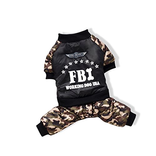 PETCUTE Abrigo de Invierno para Perro Chaqueta Ropa para Perros Sudadera Acolchada para Perro