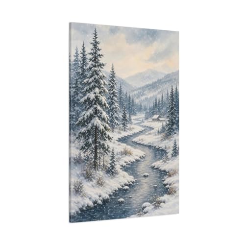 Toile canvas noire gouache de voyage 80x120cm pour habiller un grand mur de salon vide