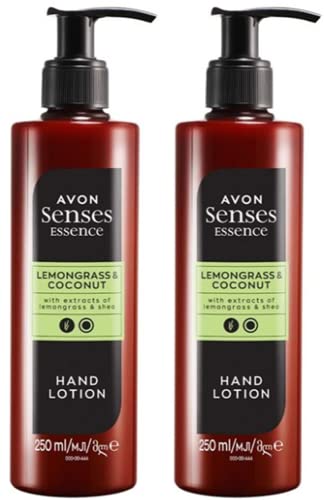 New Larger Size - Avon Senses Essence Lemongrass & Coconut Hand Lotion - Sold By Ultimate Things
