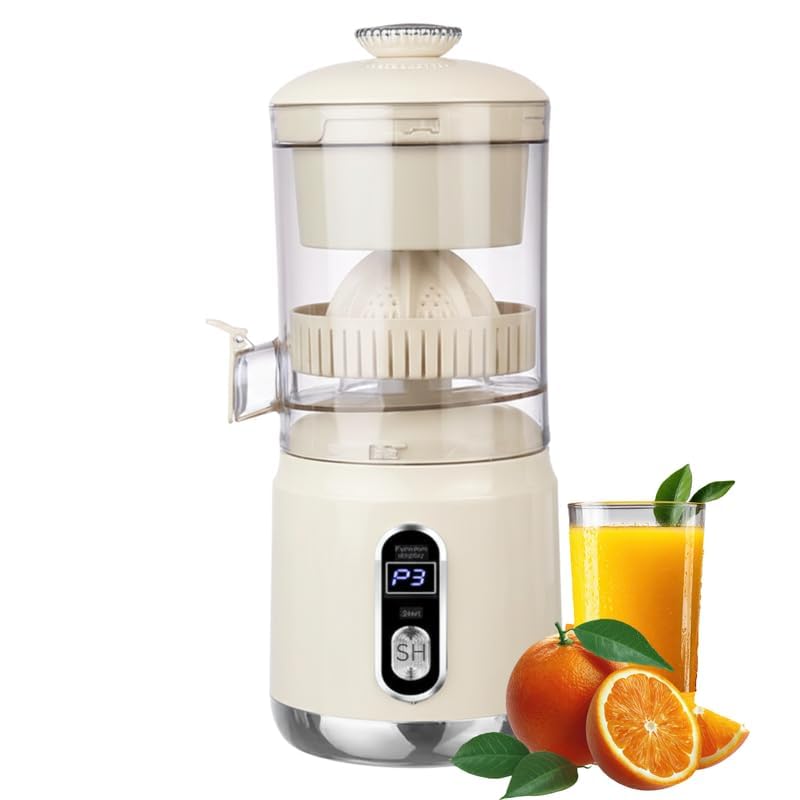 Drumstone 15 𝒀𝒆𝒂𝒓𝒔 𝑾𝒂𝒓𝒓𝒂𝒏𝒕𝒚 Electric Citrus Juicer Machine with Digital Control – Automatic Orange & Lemon Juice Extractor with Pulp Filter, Easy Clean Design for Home Use-image-20