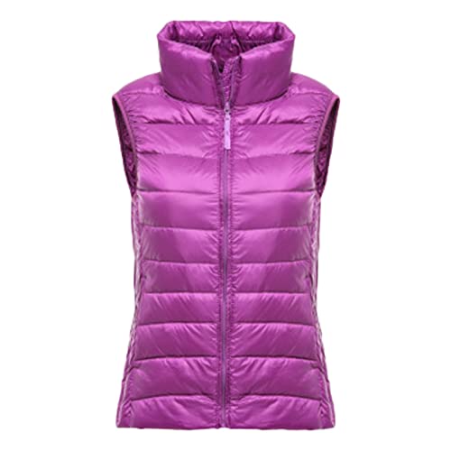 Image of Winter Gilets for Men Padded Gilet with High Neck Bodywarmer Men's Outerwear Quilted Puffer Vest with Concealed Zip Side Pockets Waterproof Sleeveless Jacket Outdoor Work Waistcoat