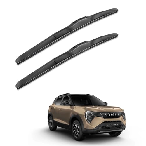 Image of Oshotto Frameless (O.E.M Type) Wiper Blades Compatible with Mahindra 3XO (24 inch / 16 inch)