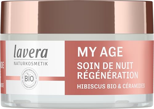 Crème de nuit pour peaux matures lavera MY AGE rituel du soir élasticité
