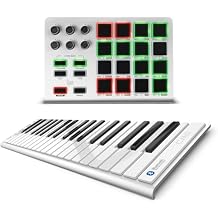 Xkey 37 Air + Xjam USB | Mobile MIDI Keyboard + Controller Pack | Ultra-thin, aluminum, mobile-friendly | Velocity-sensitive, polyphonic aftertouch | Plug & play via USB MIDI