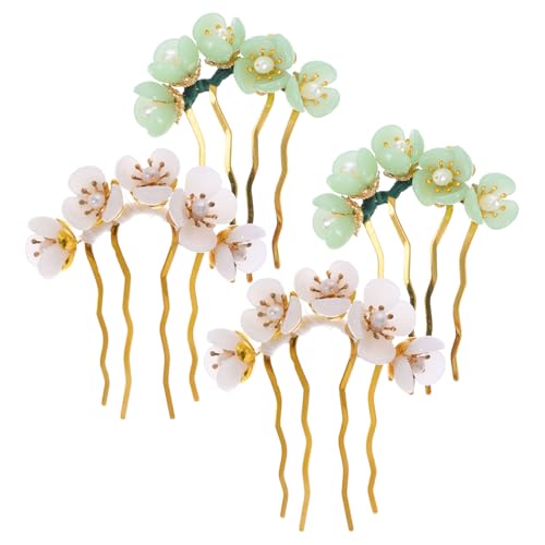 Horquillas de jade anticaída para peinados elegantes de boda