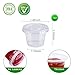 TashiBox [200 Sets - 1 oz.] Jello Shot Cups with lids, plastic disposable portion cups with lids, Small Souffle Cups, 1 Ounces Condiment Cups, Stackable Dipping Sauce Cups, for Party, Meal Prep