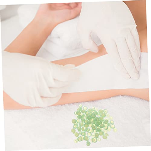 DOITOOL Cera De Depilação Feijão Cera De Abelha Verde Claro 3 Pacotes