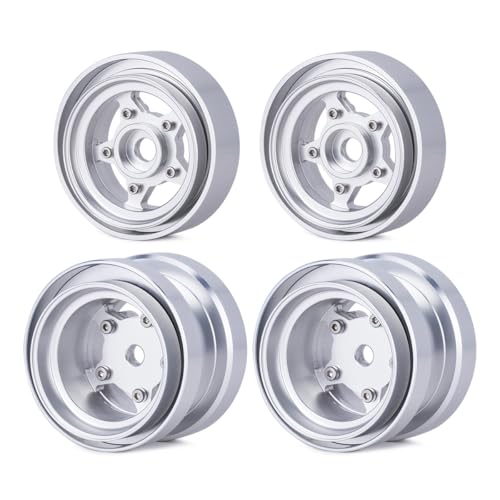Aluminum Wheel Rim Hub Set for Tamiya Grasshopper, Hornet, M