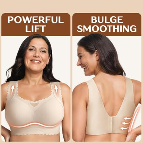 Verafits Bra, LiftCharm - Comfortable Bust Lifting & Shaping Bra, Large Size, Comfy Breast-Corrector Bras for Seniors4