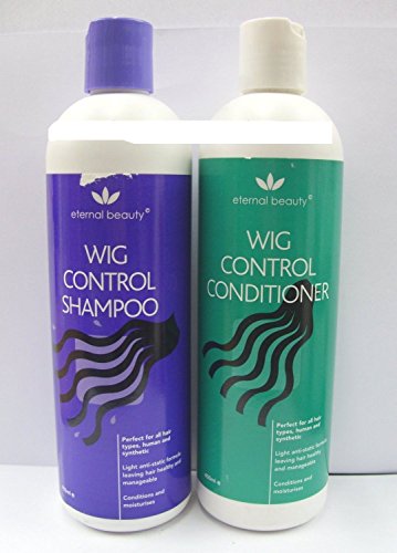 WIG SHAMPOO AND CONDITIONER FOR HUMAN & SYNTHETIC HAIR WIGS