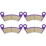 ECCPP FA452 Brake Pads Front Carbon Fiber Replacement Brake Pads Kits Fit for 2008-2015 Polaris Ranger,2010-2013 Polaris RZR