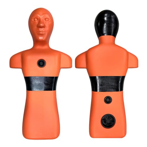 Muñeco de entrenamiento para rescate acuático naranja