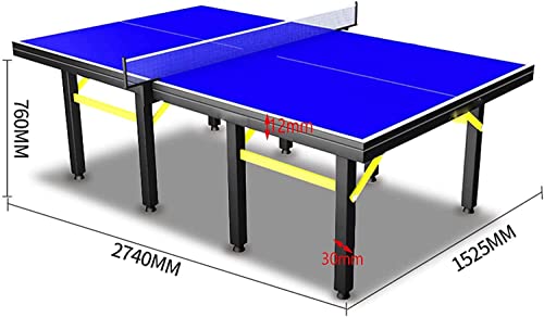 Tischtennisplatte, hochdichte Faser, Cricket-Tischplatte, faltbar, starke Tragfähigkeit, geeignet für Fitnessstudio/Büro/Club, Tischtennis usw – Bild 3
